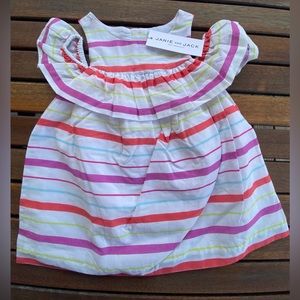 Janie and Jack girls 6-12 mos dress NWT